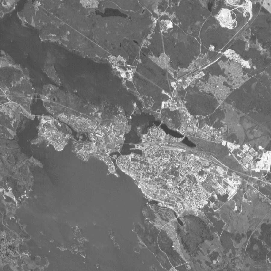 vyborg from satellite